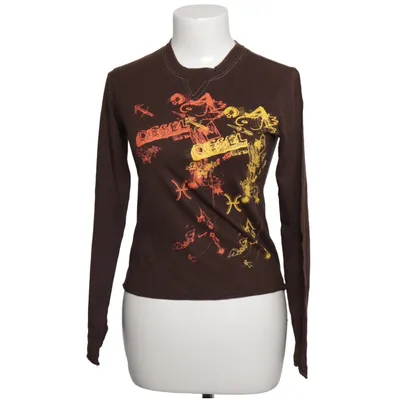 Långärmad t-shirt (Brun, Flerfärgad) från Diesel Bomull