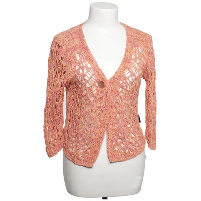 Cardigan (Orange, Multicolored) from Capuccino Acrylic, Cotton