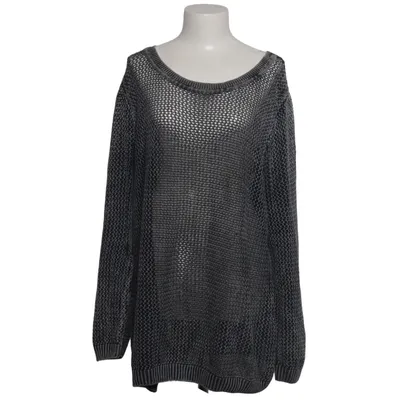 Strickpullover (Grau, Schwarz) von Sheego Trend Baumwolle