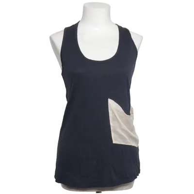 Tank Top (Blue, White) from Fräulein Stachelbeere Cotton, Modal, Polyester