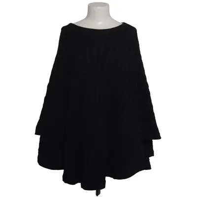 Poncho (Schwarz) von Manon Baptiste Acryl, Baumwolle