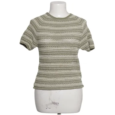 Trui (Groen, Wit) van Zara Katoen, Polyamide, Polyester