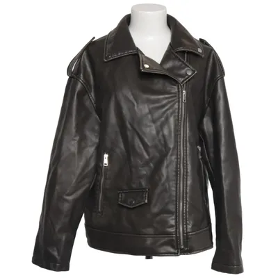Bikerjacka (Grå) från Primark Polyester, Polyuretan