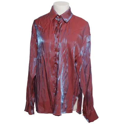 Skjorte (Pink, Blå, Flerfarvet) Polyester, Viscose
