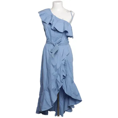 Wrap dress (Blue) from Sandro Cotton, Polyester
