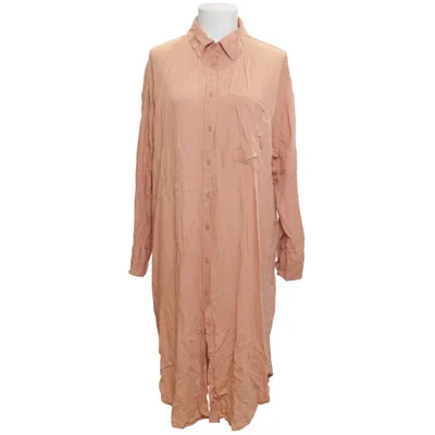 Skjortklänning (Brun) från Hema Linne, Viskos