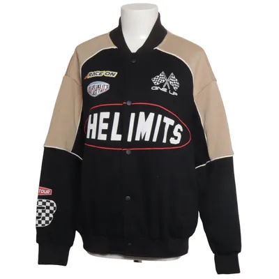 Varsity jacket (Black, Beige, Multicolored) from Bershka Cotton, Polyester