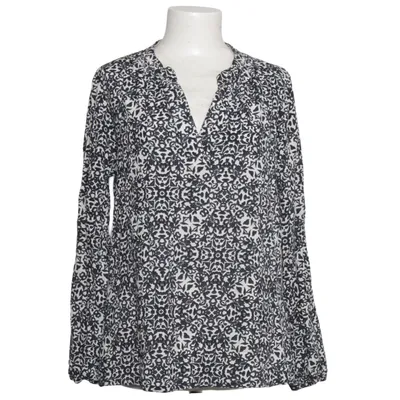 Blouse (Black, White) from Malvin Viscose