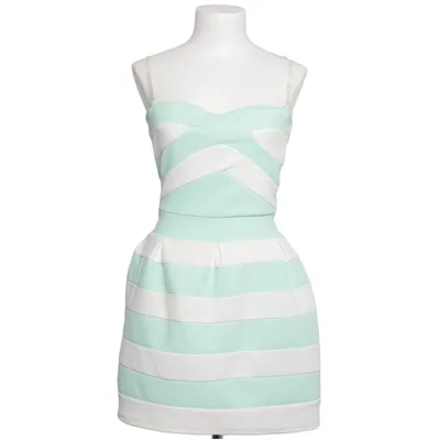 Cocktailjurk (Groen, Wit)