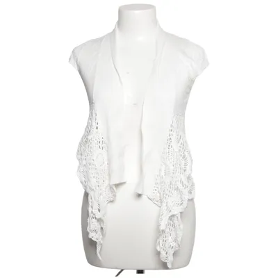 Gilet (Wit) van Jane Norman Katoen, Viscose