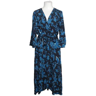 Wrap dress (Blue, Black) from Fire & Glory
