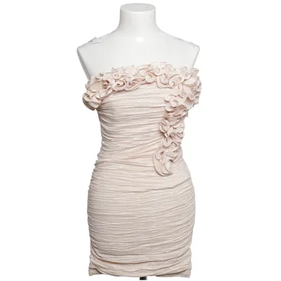Cocktailkjole (Beige) fra Flowerby Charm's Bomuld, Elastan, Polyamid, Polyester