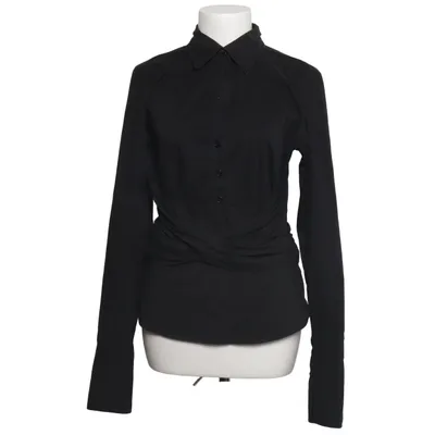 Chemise (Noir) de New York & Company Coton, Élasthane, Polyester