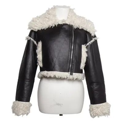 Shearlingjacka (Svart, Vit) från Miss Selfridge Polyester, Polyuretan