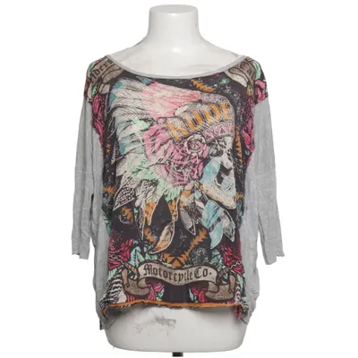 Haut (Gris, Multicolore) de Rude Riders Soie, Viscose