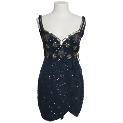 Cocktailklänning (Blå, Guldfärgad, Flerfärgad) från Band of Stars Polyester