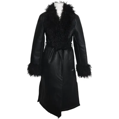 Winter coat (Black) from Review Polyurethane, Viscose