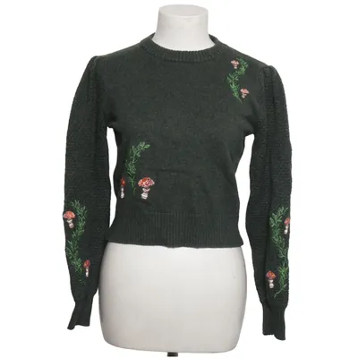 Sweater (Green) from Disturbia Cotton, Polyamide, Wool