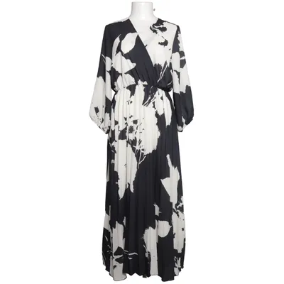 Wrap dress (Black, White) from Cassis Polyester