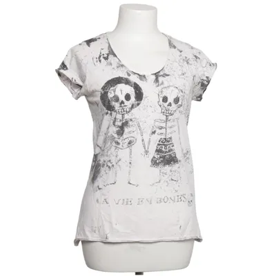 T-shirt (White, Black) from Outer Vision Cotton