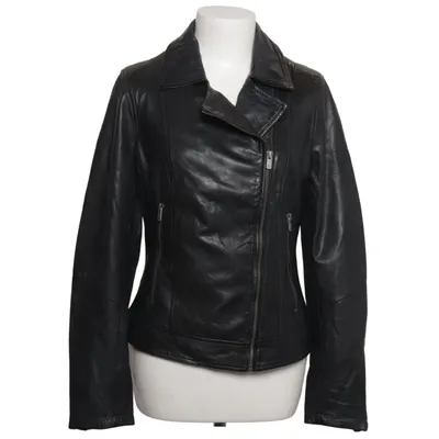 Biker jacket (Black) from Jilani Collection Leather, Polyester