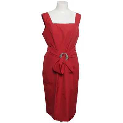 Robe (Rouge) de Mothwurf Coton, Lin, Polyamide, Polyester, Soie