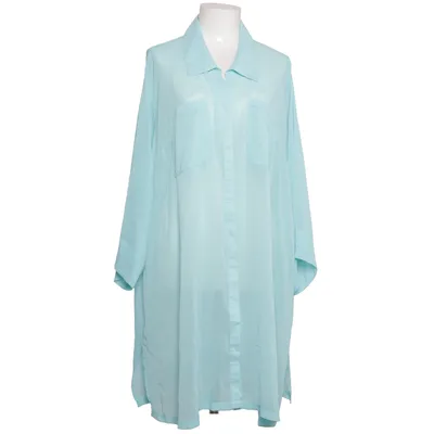 Skjortekjole (Blå) fra Feel Good Polyester