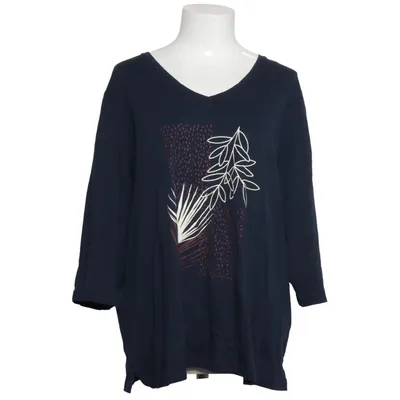 Långärmad t-shirt (Blå) från Pure by Ulla Popken Bomull