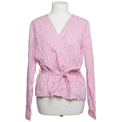 Slå-om bluse (Pink, Hvid) fra MbyM Bomuld