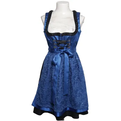 Dirndl (Blue, Black) from Rose-Dirndl Cotton, Polyester