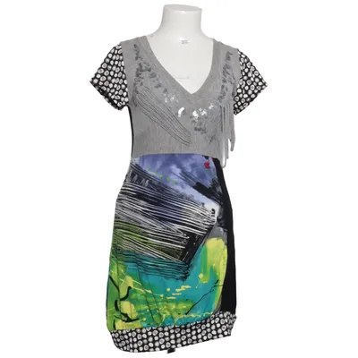 Kjole (Sort, Grå, Flerfarvet) fra Kali Orea Modal, Polyamid, Polyester, Viscose