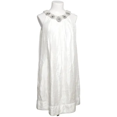 Dress (White) from R&M Richards Elastane, Polyester, Viscose