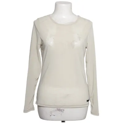 Langærmet t-shirt (Beige) fra Born Elastan, Polyester