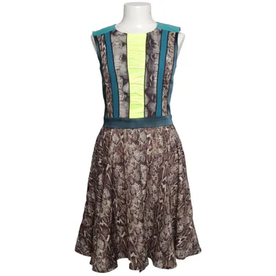 Dress (Brown, Blue, Yellow) from Marcel Ostertag Polyester