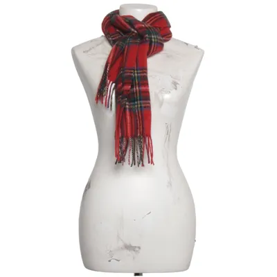 Sjaal (Rood, Meerkleurig) van Edinburgh Wol