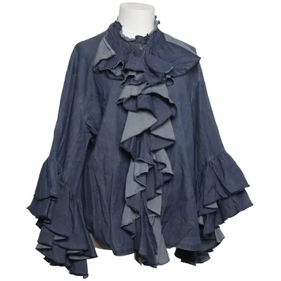 Denim shirt (Blue) from Adele Altman Cotton, Elastane