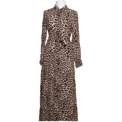 Skjortekjole (Brun, Sort) fra Zara Woman Viscose