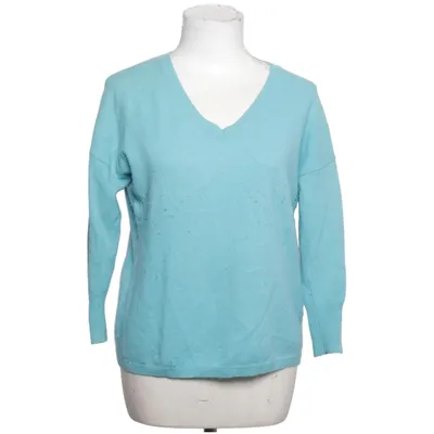 Pullover (Blue) from Jadicted Recycled polyester, Wool