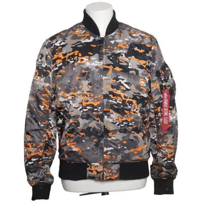 Bomberjack (Zwart, Grijs, Oranje) van Alpha Industries Polyamide, Polyester