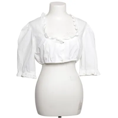 Dirndl blouse (White) from Tostmann Trachten Cotton