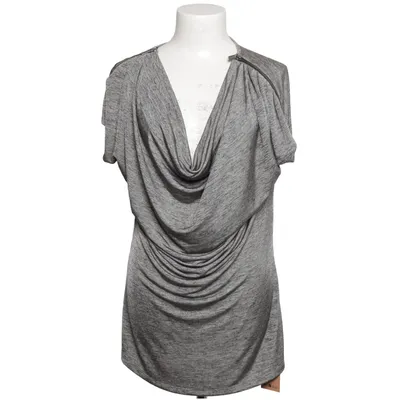 Top (C-Glam Zipper Drape Tee) van Costes Elastaan, Polyester
