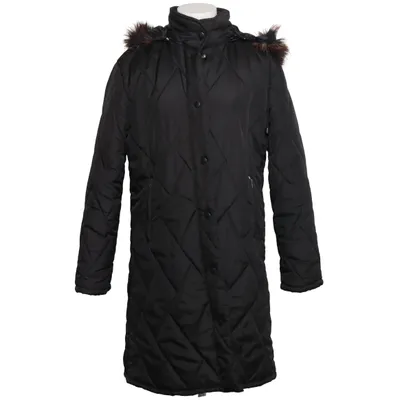 Manteau d'hiver (Noir) de Sonia Coton, Viscose