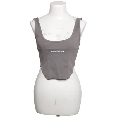 Crop top (Grå) från Pegador Bomull, Elastan