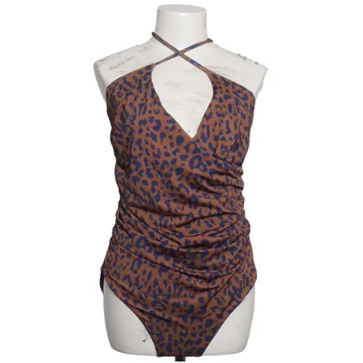Maillot de bain une pièce (Bleu, Marron) de Dedicated Élasthane, Polyester