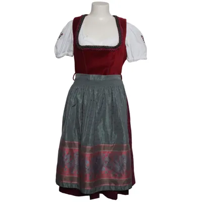 Dirndl (Grau, Rot, Weiß) von Wiesnkönig