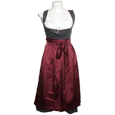 Dirndl (Grå, Vit, Röd) från Turi Landhaus Polyester