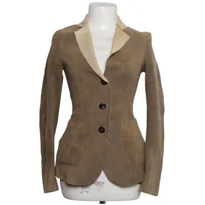 Läderkavaj (Beige) från Meindl Skinn, Viskos