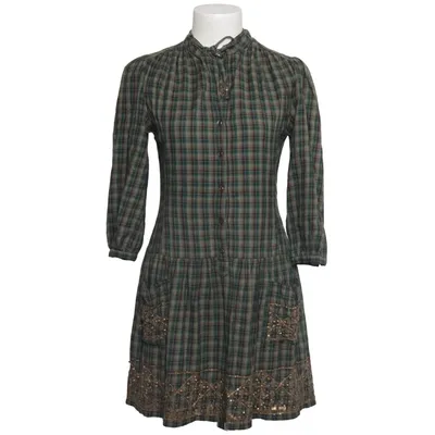 Klänning (Grön, Brun) från Antik Batik Bomull