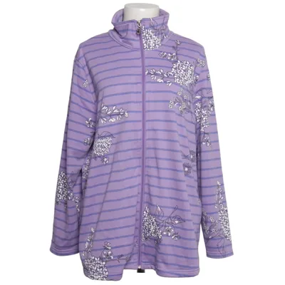 Jacket (Purple, White) from Joliena Cotton, Polyester