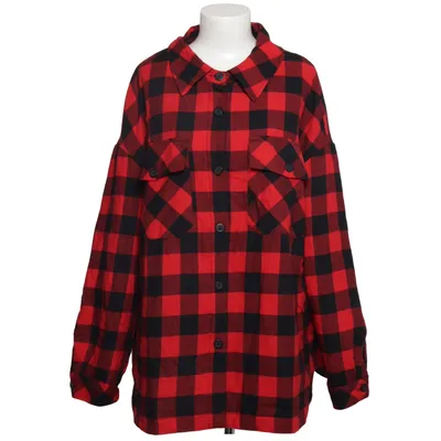 Chemise en flanelle (Rouge, Noir) de Urban Classics Coton, Polyester